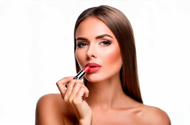 beautiful-woman-applying-lipstick-isolated-white-background