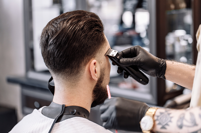 classic-haircut-barbershop-curve-hair-styling-hair-health-care-barbershop-men-s