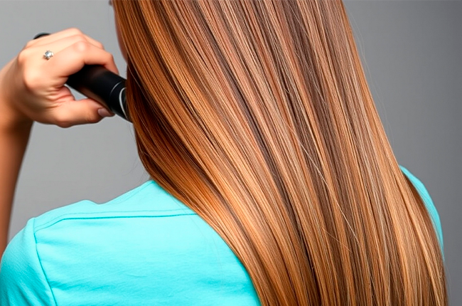 rear-view-combing-healthy-long-straight-female-hair-isolated-gray (2)